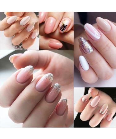 60-Piece Self-Adhesive French Nails Template - DIY Manicure Tips Polygel & Nail Sticker Stencils | Perfect for Easy Nail Art Decoration - Buy Online on GoSupps.com
