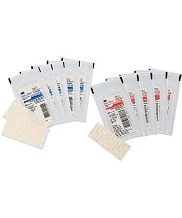 3M Steri-Strip Reinforced Sterile Skin Closures 10 Pack Variety Pack 45 Piece Assortment