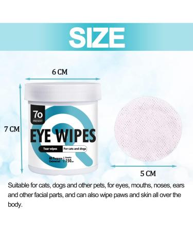 Darkhaden Pet Care Wipes - 150 Hypoallergenic Wet Wipes for Dogs & Cats - Natural Aloe Vera Cleaning Towels for Ears Paws & Eyes - Buy Online on GoSupps.com