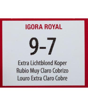 Buy Schwarzkopf Igora Royal Premium Hair Color 9-7 Extra Light Blond Copper - 60g | International Shipping Available - Buy Online on GoSupps.com
