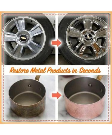 WOSLXM Raturv Metal Polish Cream Raturv Chrome Polish Metal Polishing Paste Chrome Polish and Rust Remover Ultimate Metal Polishing Cream for Copper/Stainless Steel/Chrome/Silver (10PCS) - Buy Online on GoSupps.com