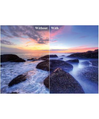 K&F Concept 62mm Variable ND Filter ND2-ND400 1-9 Stop Ultra-Slim Coatings for Camera Lens with Cleaning Cloth - Buy Online on GoSupps.com