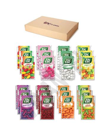 Tic Tac Each 3 Mix Mint Sweets For Refreshment 8 Flavors (Fruit Adventure Lime & Orange Cherry Cola Berry Bliss Fresh Mint Strawberry Orange Citrus) - Sold By VR Angel