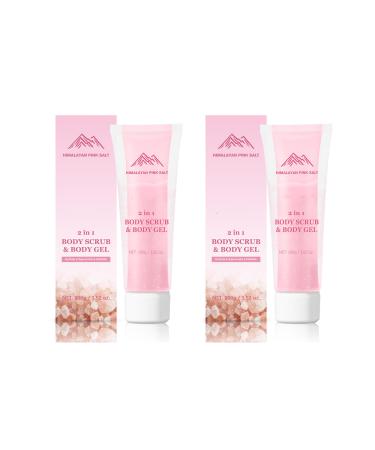 PCC PTYXIS Hydrating Brightening Body Gel Hydrating Body Exfoliator Pore Cleansing Skin - Hydrotherapy - Exfoliating Removes Dead Skin and Dirt (#2 2 Pcs)