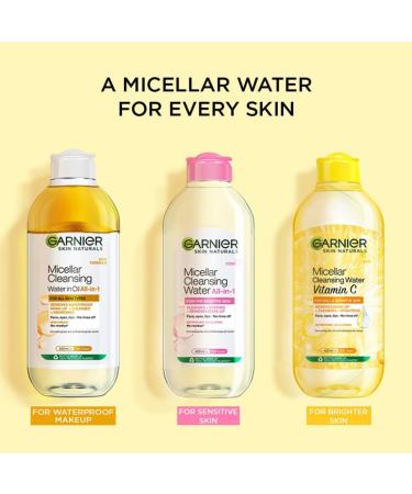 Micellar Cleansing Water in Oil - Waterproof Makeup Remover for All Skin Types | Vegan & Unisex | 4.2 Fl oz - Buy Online on GoSupps.com