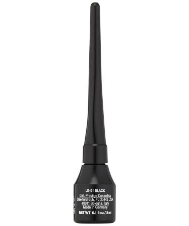 Prestige Liquid Eyeliner Black - 0.1 oz | Smudge-proof & Long-lasting - Buy Online on GoSupps.com