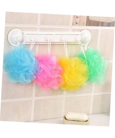 Healeved 8pcs Shower Ball Bath Sponge Set - Exfoliating Loofah Sponges for Body - Bulk Shower Scrubber - Korean Bath Flower - 1 Pack - Buy Online on GoSupps.com