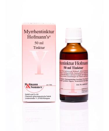 Myrrh tincture Hofmann's herbal mouth and throat therapeutic 50 ml 50 ml (1 pack)