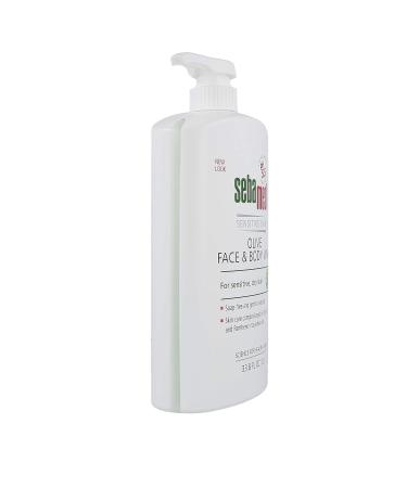 Sebamed Olive Face and Body Wash 33.8 fl oz - Gentle Cleanser for Face and Body - Buy Online on GoSupps.com