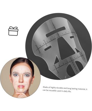 NOLITOY 3 Pcs Make up Kit Brow Stencils Reusable Microblading Eyebrow Ruler Mold Drilling Pen Modify - Buy Online on GoSupps.com