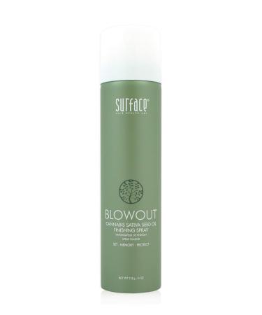 Surface Hair Blowout Hair Spray for Styling  4 oz - Flexible Finishing Spray with Babassu Oil and Maracuja Oil - Premium Thermal Spray for Women  Men to Set Waves  Curls