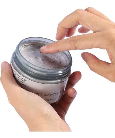 Hair Wax 6 Colors Single Use Hair Coloring Wax Styling Tool No Damage to Hair for Men and Women (Gray) - Buy Online on GoSupps.com
