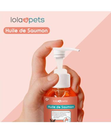 Salmon Oil for Dogs and Cats 1 Liter - 100% Natural NORWAY Salmon - Cold Pressed - Rich in Omega 3+6+9 and Vitamin E | Practical dispenser (Red) - Buy Online on GoSupps.com