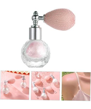 Beavorty High Gloss Dusting Makeup Highlighter Press Powder Makeup Glitter Balloons Highlight Powder Spray Hair Glitter Luminous Glitter Powder Spray Highlighter Powder Spray for Body Glass 7.5x7cm Pink - Buy Online on GoSupps.com
