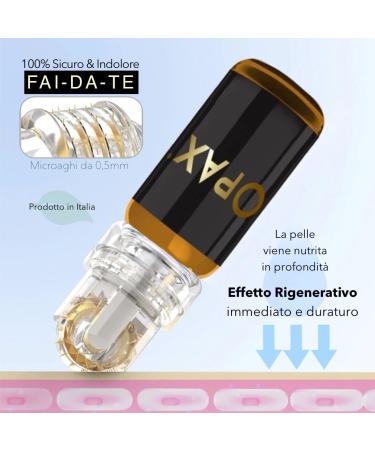  OPAX Dermaroller Opax + Serum 10ml | Lip Plumper & Wrinkle Reducer | Microneedling Anti-Aging | Firming Skin Care (1 x 10ml) - Buy Online on GoSupps.com