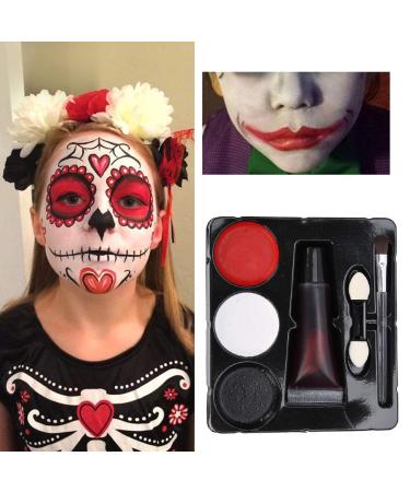 Halloween Fake Blood Makeup Tool Set - Washable Face Paint & Special Effects for Costumes & Dress-Up - Buy Online on GoSupps.com