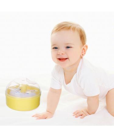 Dusting Powder Puff Toddler Powder Puff | Dusting Powder Applicator and Container | Cosmetic Powder Puff for Body Diaper Powder - Buy Online on GoSupps.com