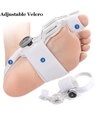 Zeetan Adjustable Orthopedic Toe Corrector for Men & Women - Pain Relief for Bunion & Big Toe - Black - Buy Online on GoSupps.com