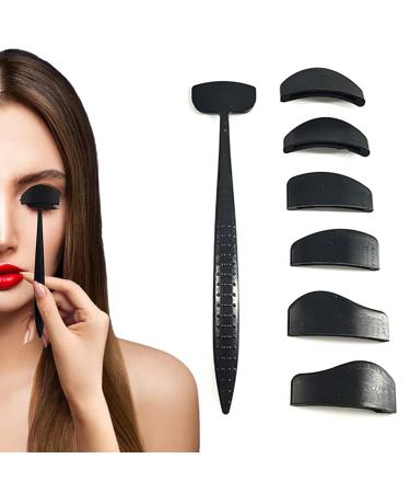 XNRCCTOF eyeshadow-up-tool eyeshadow line kit applicator Tools portable make-up accessories eye contour form template for drawing perfect eyeliner