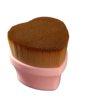 Makeup Brush for Foundation - Cosmetic Sunscreen Applicator Portable Cosmetics Blending Brush Liquid Powder Foundation Brush forDaily Life Business Trips Brown
