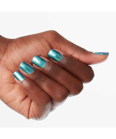 Buy OPI Nail Lacquer - This Color's Making Waves | Dark Green Shimmer Nail Polish | Vegan Fast Drying Chip Resistant - Buy Online on GoSupps.com