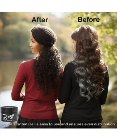 Level 3 Tinted Gel - 8.45 oz | Effortless Stunning Black Hair Color + Free Comb - International Shipping Available - Buy Online on GoSupps.com