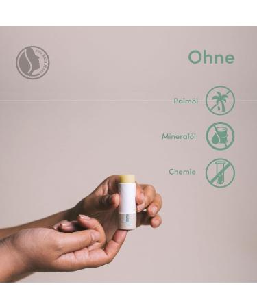 4PEOPLEWHOCARE BIO Lip Balm - Organic Beeswax Lip Care Stick with Lemongrass - Sustainable Solution for Dry Cracked Lips - Natural Cosmetics - Buy Online on GoSupps.com