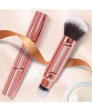 FOMIYES Double Ended Makeup Brush Retractable Blush Brush Concealer Brush Foundation Brush Cosmetics Brush for Liquid Cream Blending Buffing Concealer - Buy Online on GoSupps.com