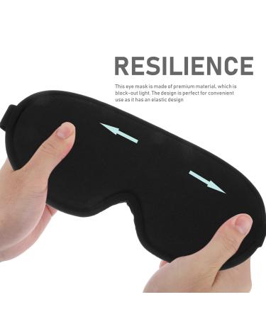 FRCOLOR Blackout Eye Mask - Adjustable Cotton Sleeping Shades for Travel & Home | Comfortable Light Blocking Covers for Women & Men - Buy Online on GoSupps.com