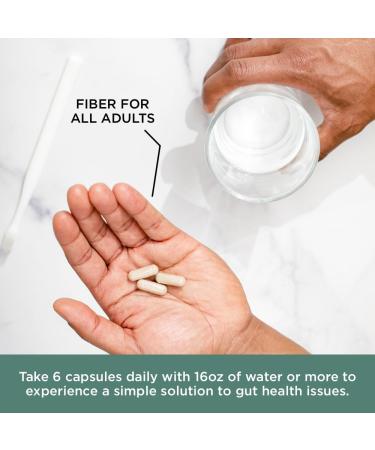 Daily Psyllium Husk Fiber Supplement by Pure for Men & Pure for Her | Digestive Regularity & Gut Health Support | Soluble Fiber Powder 2 175mg Per Serving | 250 Capsules 250 Count (Pack of 1) - Buy Online on GoSupps.com