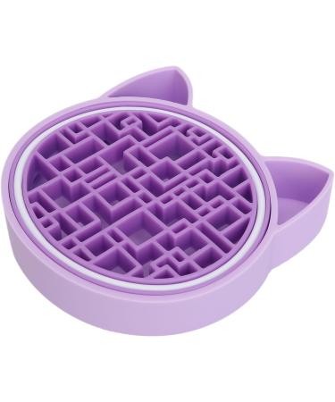 Makeup Brush Cleaning Bowl Skin-Friendly Makeup Brush Cleaning Mat Cat Shape Remove Dirt for Daily Use (Purple) - Buy Online on GoSupps.com
