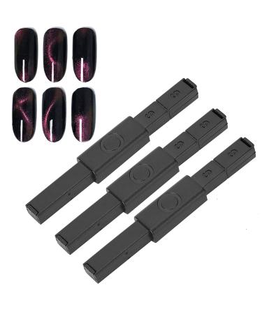 Nail art magnet pencil 3PCs nail polish magnet pencil Professional nail-art magnet-Salon manicure tool DIY gel polishing magnet pencil