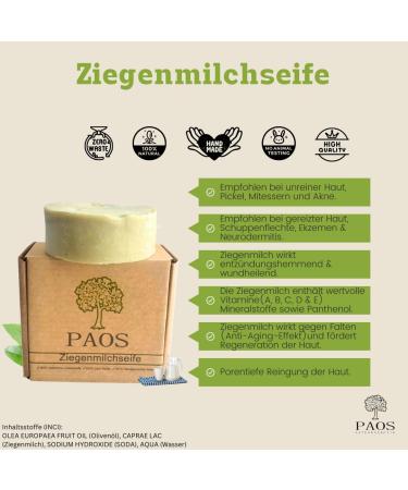 Paos Goat Milk Soap - Handmade Natural Acne Treatment | Chemical-Free Traditional Formula for Pimples & Skin Imprints - 1550g - Buy Online on GoSupps.com