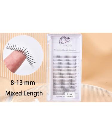 Haipis A Shape Premade Fan Eyelashes 240 Pcs - Mixed Length Manga Single Cluster Extension for Women - DIY Anime Fairy Bottom - 240 Count - Buy Online on GoSupps.com