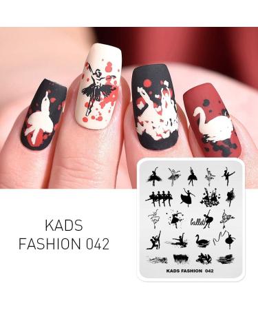 Buy Chinese Style Geometry Ballet Swan Nail Art Stencils - Manicure Design Templates for Perfect Prints - Buy Online on GoSupps.com