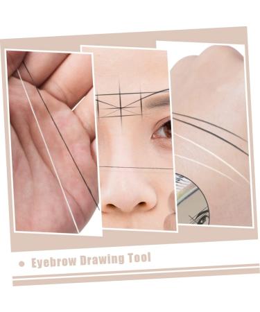 Mipcase 2pcs Eyebrow Positioning Line Digital Ruler White T Tool Eyebrow Mapping Ruler Make up Reliable - Buy Online on GoSupps.com