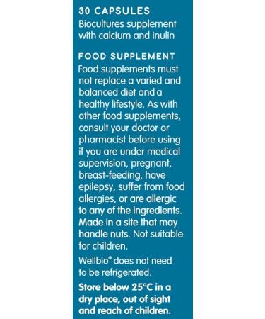 Wellbio 10 Billion Probiotic Complex - Gut Health Supplement - 30 Capsules - Buy Online on GoSupps.com