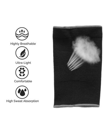 NeoTech Care Elbow Support Sleeve - Size Large Black (Pack of 1) | Comfortable Compression for Pain Relief - Buy Online on GoSupps.com