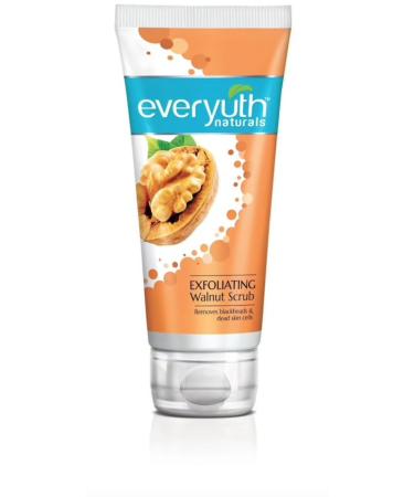 Everyuth Naturals Exfoliating Walnut Scrub with nano Multi Vit A 100g Pack of 3