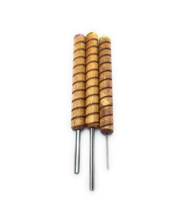 Paper Bead Roller Quilling Tool Set of Three 3/16 inches  5/32 inches  5/64 inches Slotted Metal Winding Pin for Paper Jewelry