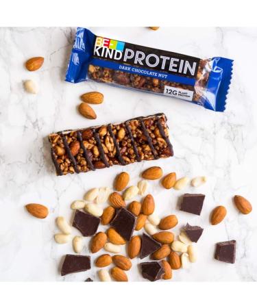 BE-KIND - Protein Cereal Bars - Nuts & Dark Chocolate - Gluten Free - High in Fiber - Large Size - 12 x 50g - Buy Online on GoSupps.com