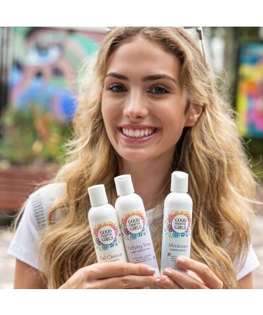 Good For You Girls Three Step Skincare Gift Set - Gel Cleanser Purifying Toner & Moisturizer | International Shipping - Buy Online on GoSupps.com