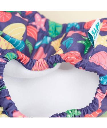 TotsBots Reusable Swim Pants for Babies and Toddlers - Mussel Sea Shells - UK Made - 0-6 Months - Buy Online on GoSupps.com
