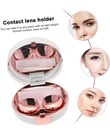 Homsfou Travel Contact Lens Container & Glasses Case - Durable Double Storage Box for Easy Carrying | Perfect for International Shipping - Buy Online on GoSupps.com