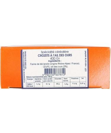 Lot 12x Crozet wild garlic - Pack 400g - Buy Online on GoSupps.com