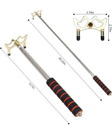 Coolrunner Retractable Billiards Cue Stick Bridge - Pool Cue Accessory with Removable Low Fork Head - Buy Online on GoSupps.com