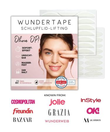 Buy M+L+XL Eyelid Tape Strips | Instant Eyelid Lift for Hooded & Droopy Eyes | Waterproof 24h Stay | International Shipping Available - Buy Online on GoSupps.com