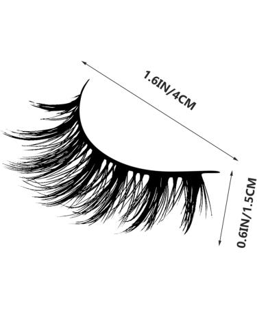 POPETPOP False Eyelash 7 Pairs three-dimensional fluffy extended eyelashes Cat Eyes Look Eyelashes artificial fake lashes extensions manual extend curly eyelashes es 6d dense - Buy Online on GoSupps.com