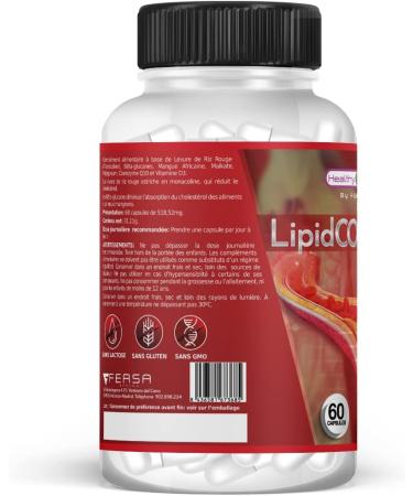 Powerful Cholesterol Treatment | Reduces and Regulates Cholesterol | Protect the Heart | Natural Formula | Red Yeast Rice Coenzyme Q10 Resveratrol Vitamin D | 60 Caps. - Buy Online on GoSupps.com