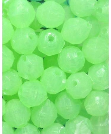 Catch All Tackle Luminous Green Glow Fishing Beads 5/16" 100 Pieces